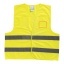 Watch-out XL safety vest in pouch for professional use