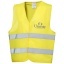 Watch-out XL safety vest in pouch for professional use