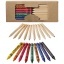 Lucky 19-piece coloured pencil and crayon set