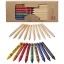 Lucky 19-piece coloured pencil and crayon set