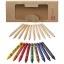 Lucky 19-piece coloured pencil and crayon set