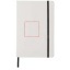 Spectrum A5 white notebook with coloured strap