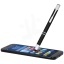 Moneta anodized aluminium click stylus ballpoint pen