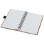 Cobble A6 wire-o recycled cardboard notebook with stone paper