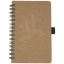 Cobble A6 wire-o recycled cardboard notebook with stone paper