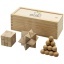 Brainiac 3-piece wooden brain teaser set