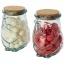 Airoel 2-piece recycled glass container set