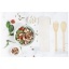 Endiv bamboo salad spoon and fork