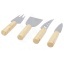 Cheds 4-piece bamboo cheese set