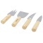 Cheds 4-piece bamboo cheese set