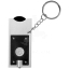 Allegro LED keychain light with coin holder