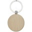 Giovanni beech wood round keychain