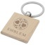 Gioia beech wood squared keychain