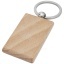 Gian beech wood rectangular keychain