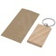 Gian beech wood rectangular keychain