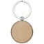Moreno beech wood round keychain
