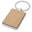 Mauro beech wood rectangular keychain