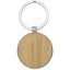Nino bamboo round keychain