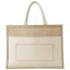 Mumbay cotton pocket jute tote bag