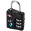 Kingsford TSA-compliant luggage lock