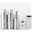 Frankfurt airline approved alu travel bottle set