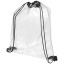 Lancaster transparent drawstring backpack