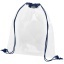 Lancaster transparent drawstring backpack