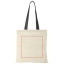 Nevada 100 g/m² cotton tote bag coloured handles 7L