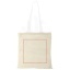 Nevada 100 g/m² cotton tote bag coloured handles