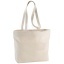Ningbo 340 g/m² zippered cotton tote bag