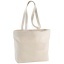 Ningbo 340 g/m² zippered cotton tote bag