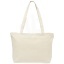 Ningbo 320 g/m² zippered cotton tote bag 15L