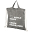 Be Inspired 150 g/m² recycled cotton drawstring backpack