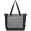 Reclaim GRS recycled two-tone zippered tote bag 15L