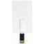 Slim card-shaped 2GB USB flash drive
