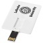 Slim card-shaped 4GB USB flash drive