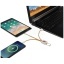 Bates wheat straw and cork 3-in-1 charging cable