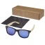 Taiyō rPET/bamboo mirrored polarized sunglasses in gift box