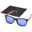 Hiru rPET/wood mirrored polarized sunglasses in gift box