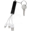 Route 3-in-1 light-up charging cable with keychain