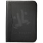 Ebony A4 zippered portfolio