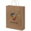 Kraft 80-90 g/m2 paper bag with twisted handles - large