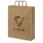 Kraft 80-90 g/m2 paper bag with flat handles - large