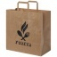 Kraft 80-90 g/m2 paper bag with flat handles - X large