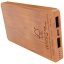 SCX.design P37 5000 mAh light-up wireless wooden powerbank