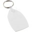 Tait rectangular-shaped recycled keychain