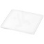 Ellison square plastic coaster with paper insert