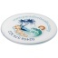 Renzo round plastic coaster